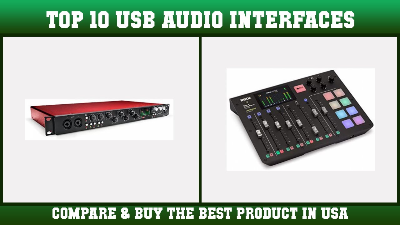 Top 10 USB Audio Interfaces to buy in USA 2021 | Price & Review - YouTube