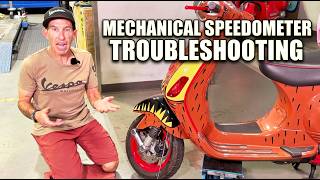 Troubleshooting a Mechanical Speedometer on a Vespa LX150 & Replacement of the Speedometer Gear