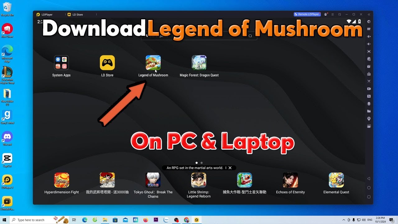 How To Install Legend Of Mushroom On Pc