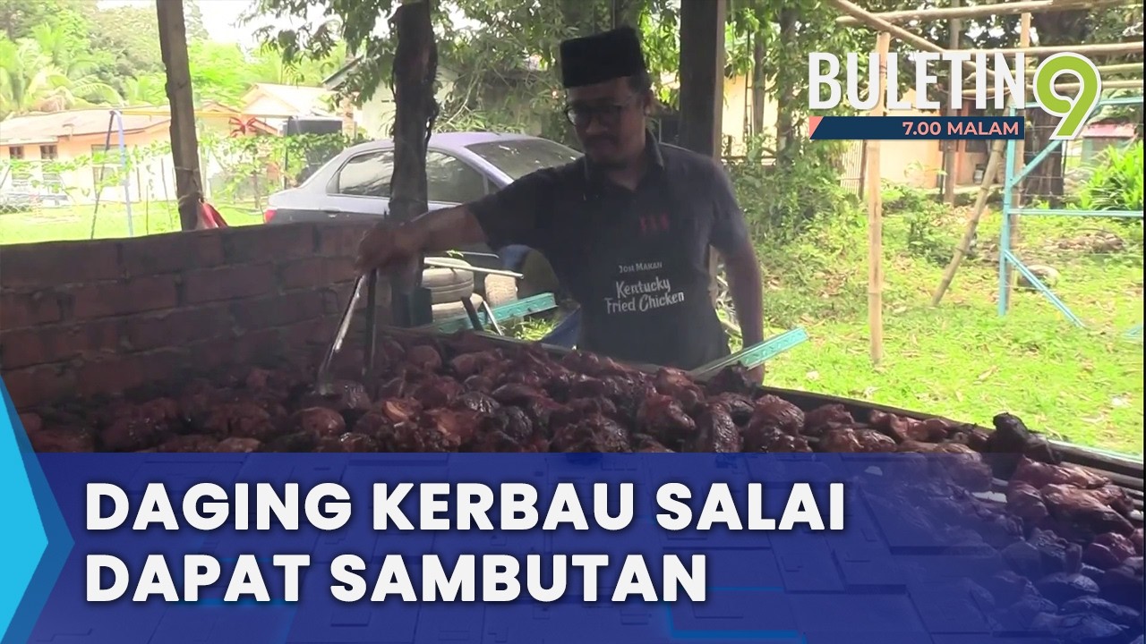 Peniaga Di Terengganu Jana Pendapatan Dengan Daging Kerbau Salai (B9)