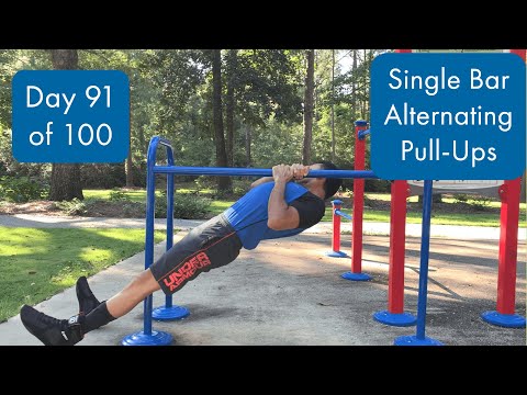 How To Do Single Bar Alternating Pull-Ups