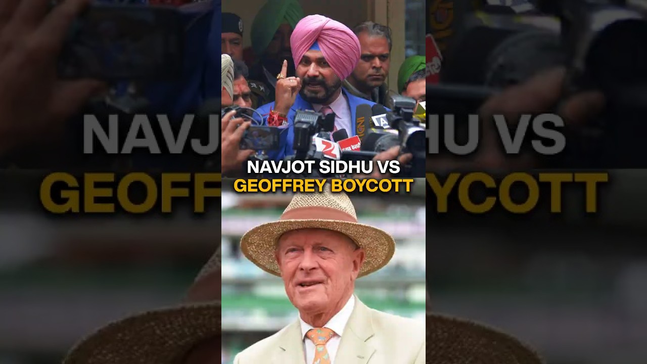 When Sidhu ROASTED Geoffrey Boycott on Live Commentary! 💥🔥