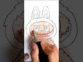 ASMR Labubu Coloring #رسم_سهل #coloring #تلوين