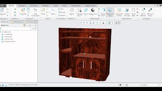 Assembly of PC Table in CREO Parametric |Part 2|