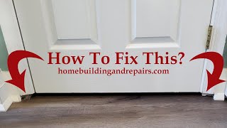 How To Extend Bottom of Door And Trim After Multiple Layers of Flooring Have Been Removed