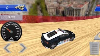 Mega Ramp Police Car Stunts Cop Car Racing खेल screenshot 1