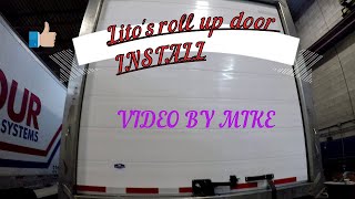 ROLL UP DOOR INSTALL(trailer repair)