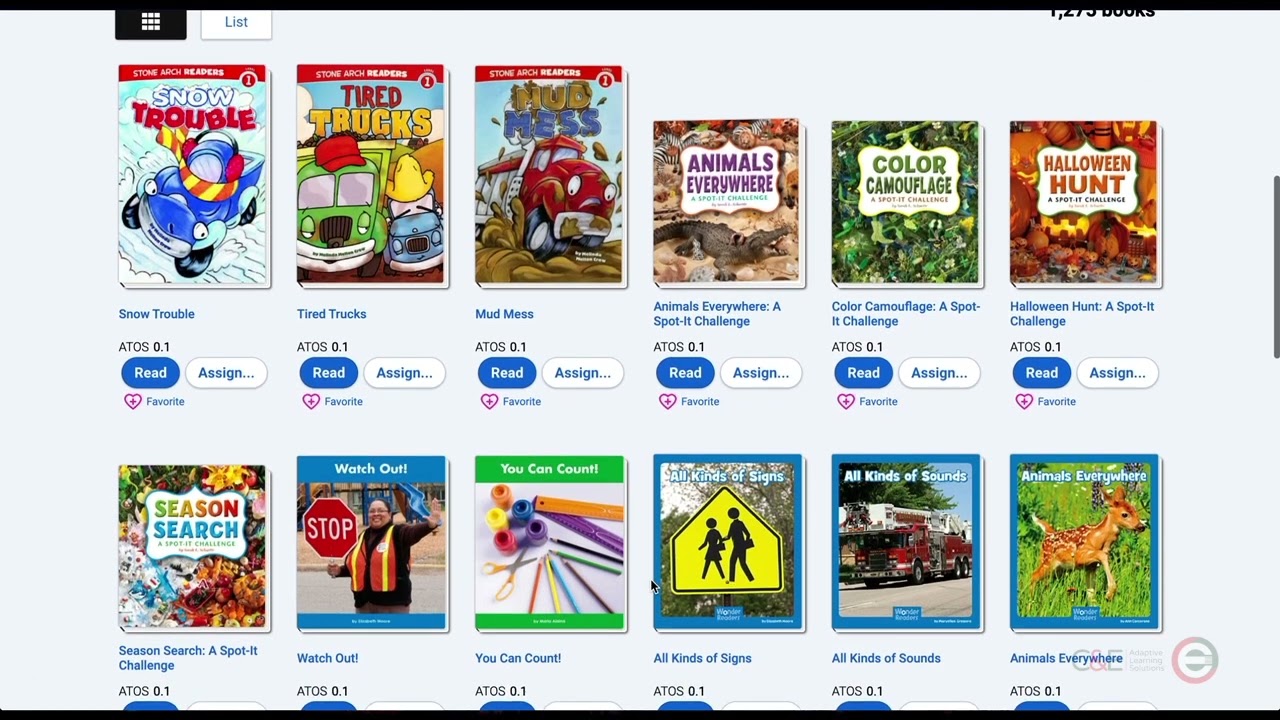 C&E ALS Quick Tips - myON - Teachers - Assignment