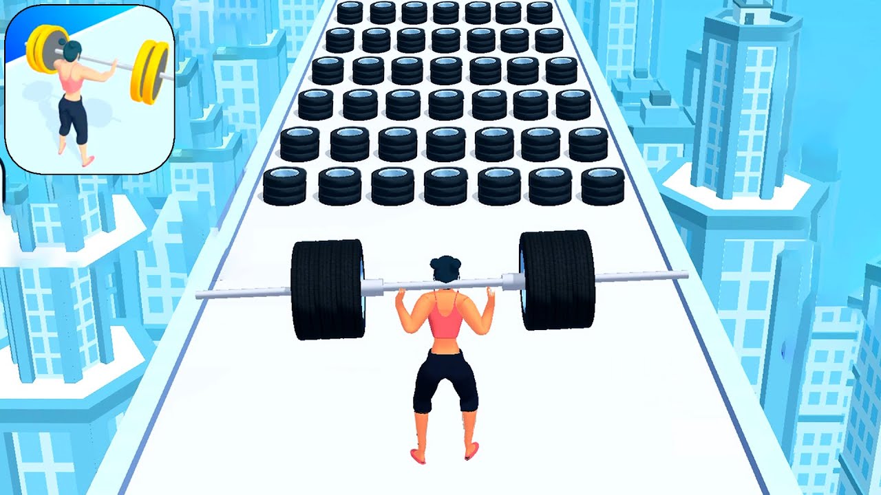 Satisfying Tiktok Mobile Games: Weight Runner 3D, Shortcut Run, Count Masters, Roof Rails, Pop Us...