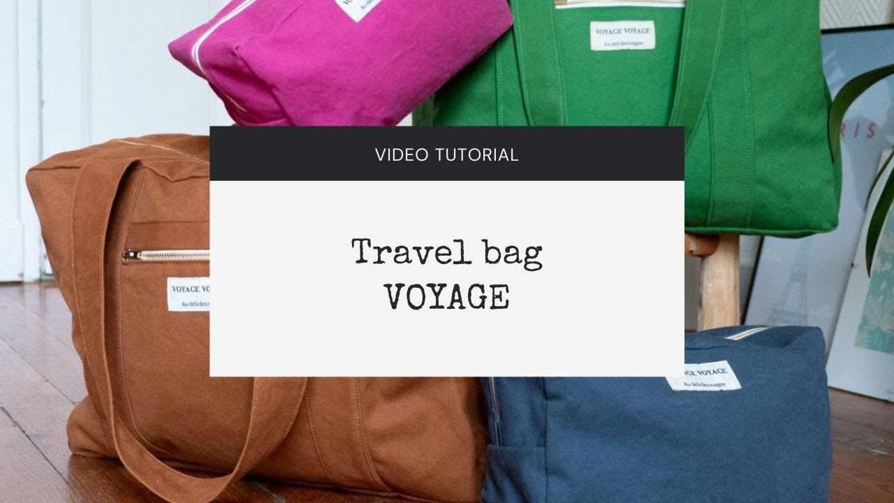 VOYAGE - Travel bag and Vanity case - PDF Sewing Pattern – Ikatee