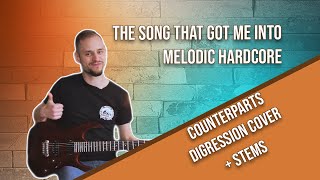 Counterparts - Digression [guitar cover + free stems]