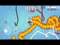 Snake.io🪱 game🎮 1st rank high score gameplay @suryakumar-20