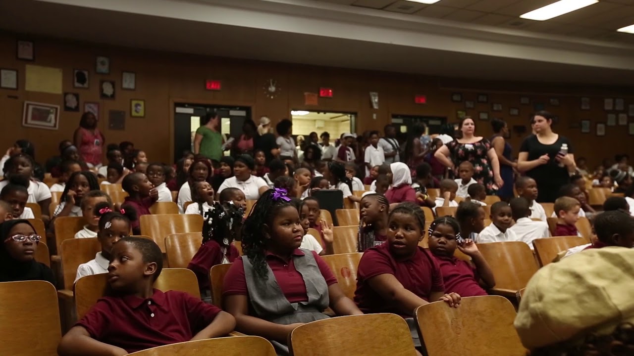 Meek Mill gives back at James G. Blaine Elementary YouTube