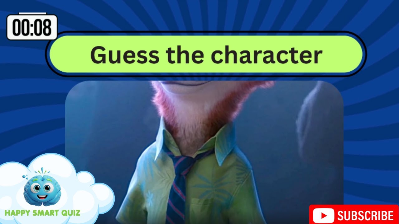 Guess the Zootopia Character! 🔍🦊 | Zoom In Picture Quiz for Kids
