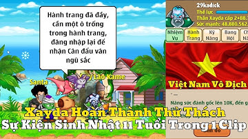 Ngọc Rồng Online - Thử Thách Làm Hết Nhiệm Vụ Sự Kiện Sinh Nhật Ngọc Rồng Trong 1 Clip