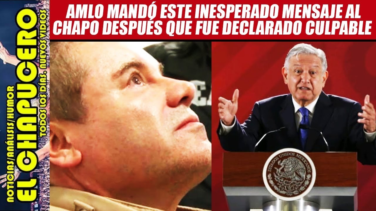 AMLO le mandó este increíble mensaje a El Chapo después que lo declararon culpable amlodipine dose