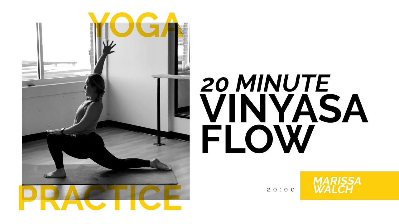 20 Minute Vinyasa Flow At Home Yoga Practice YouTube