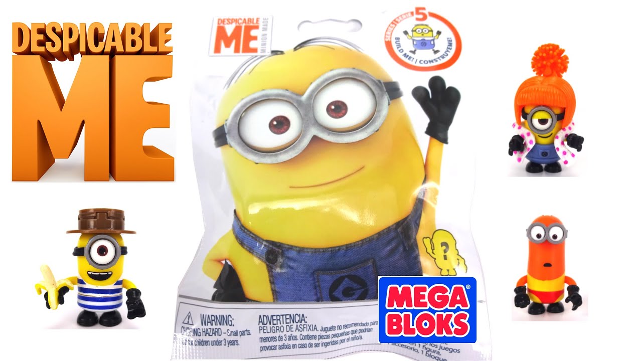 Minions Despicable Me Blind Bags by Mega Bloks Series 5