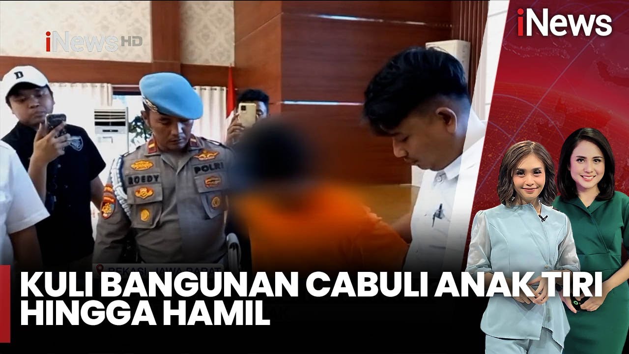 TEGA! Ayah Tiri di Kabupaten Bekasi Cabuli Anak Tiri Hingga Hamil | iNews Siang | 15/04