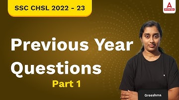 SSC CHSL Maths Previous Year Question paper | SSC CHSL Maths Classes 2023 | Part 1