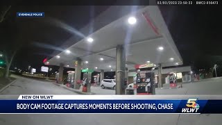 Body camera footage shows moments before shooting, chase in Evendale