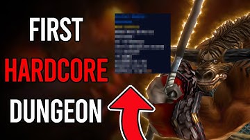 POV YOU DO YOUR FIRST DUNGEON IN HARDCORE | CLASSIC HARDCORE Part 2
