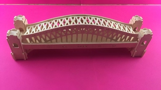 Woodcraft Construction Kit DIY, Assembly Sydney Bridge