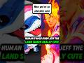 Human Torch finds Jeff the Land Shark really cute
