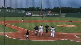 Jackson's Flores connects on a two-run shot