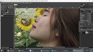 1: Hướng dẫn xóa mụn và làm sáng ảnh với GIMP screenshot 5