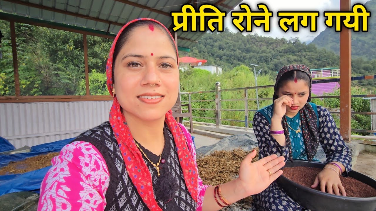 प्रीति ने सीरियल में रोने वाले भी फेल कर दिए 😫 || Pahadi Lifestyle Vlog || Priyanka Yogi Tiwari ||