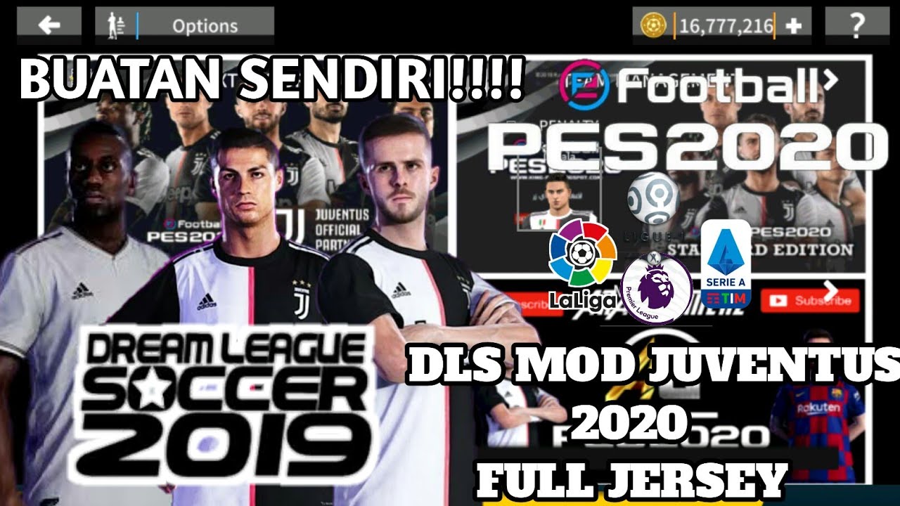 Dream League Soccer 2020 Mod Juventus Pes 2020 300 Mb