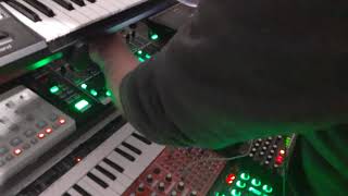 big ambient polyrhythmic synth jam