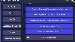 Pendulm Hub СКРИПТ FE РОБЛОКС FLUXUS screenshot 5