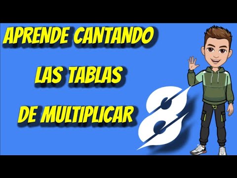 La Tabla del 8 para niños Cantando, reggaeton. Tablas de Multiplicar.