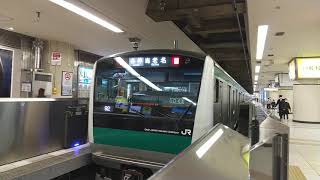 E233系7000番台各停海老名行き 横浜駅発車