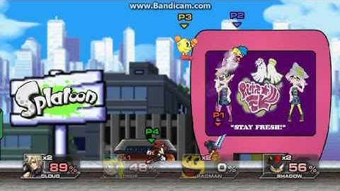 SSF2 Mod: Inkopolis from Splatoon (Read Description)