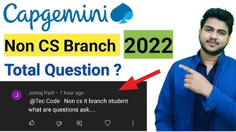 Capgemini Non CS Branch Interview Experience |  Experience 2022 | Interview Question |