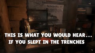 WW1 trench sound at night | Get to sleep FAST