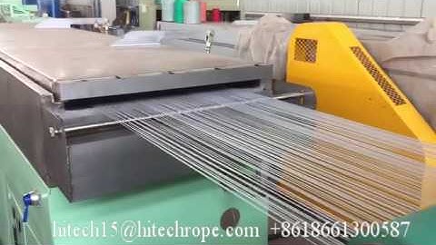 pe pp plastic monofilament/danline yarn making machine for making twine rope net