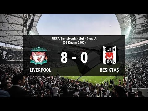 Liverpool 8 - 0 Beşiktaş Uefa Champions League HD