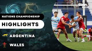 Argentina v Wales | Nations Championship | Round 2