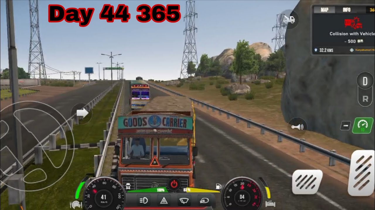 Day 44/365 – India Simulator Mein Sabse Mushkil Truck Drive! 😱