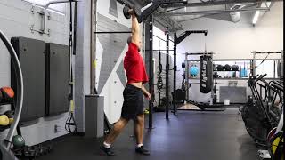 Single Arm Dumbbell Rotational Push Press