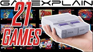 Super NES Classic: 1 Minute of All 21 Games (Gameplay)