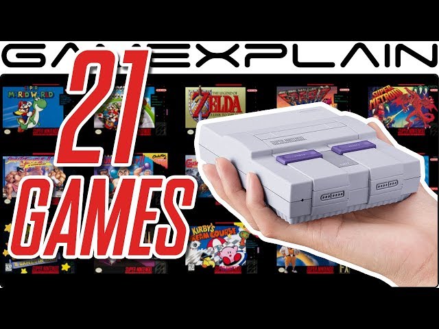 Super NES Classic: 1 Minute of All 21 Games (Gameplay) 