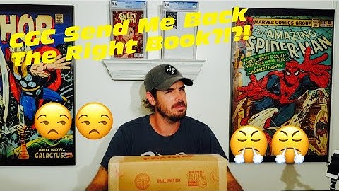 DID CGC SEND ME THE WRONG BOOK BACK?!?!
