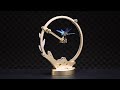 Golden Dragonfly Metal Model Assembly