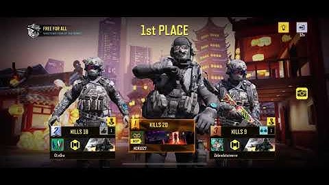 COD MOBILE - Nuketown year of the rabbit free for all 1st place