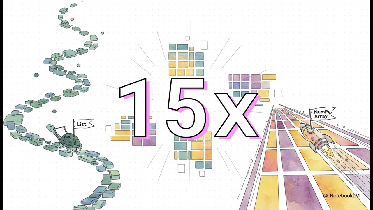 ยินดีที่ได้เรียนรู้ Python EP7 NumPy  ขุมพลังวิทยาศาสตร์ข้อมูล